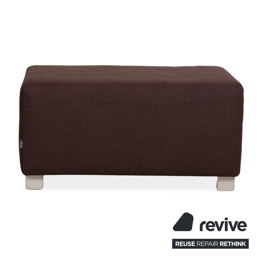 Franz Fertig Scene Fabric Stool Brown