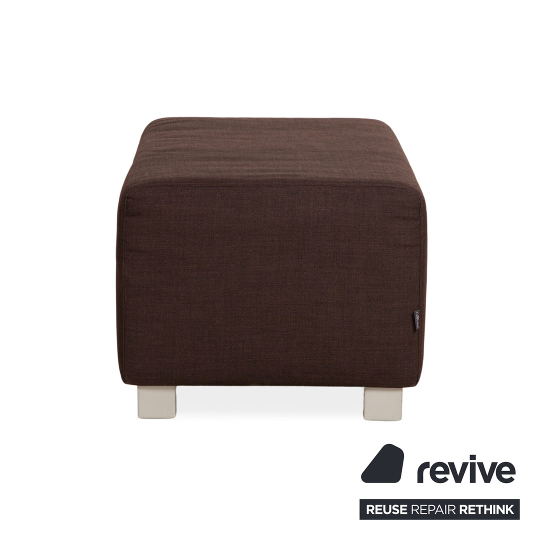 Franz Fertig Scene Fabric Stool Brown