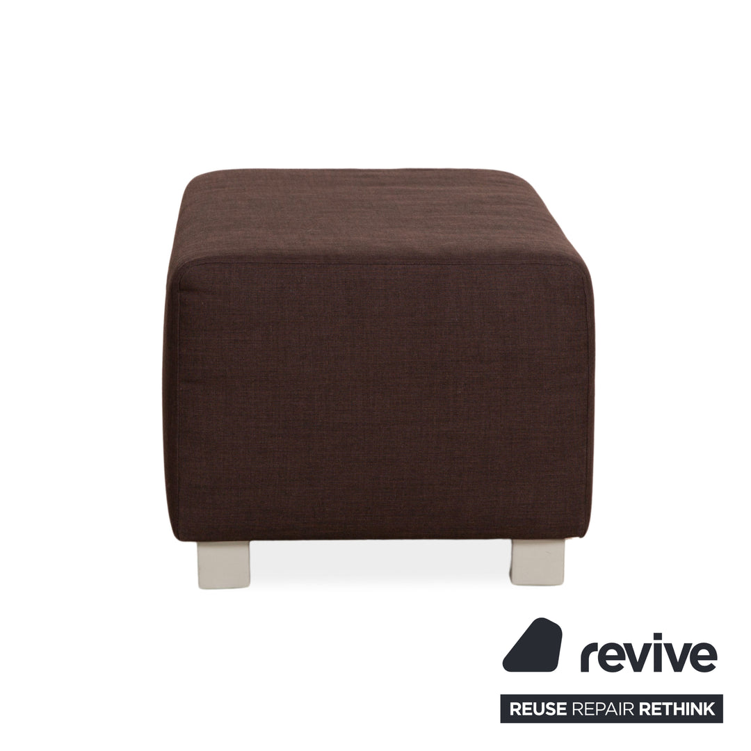 Franz Fertig Scene Fabric Stool Brown