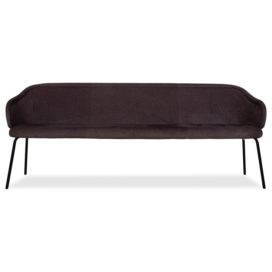 Canapé Ona en tissu motif marron gris