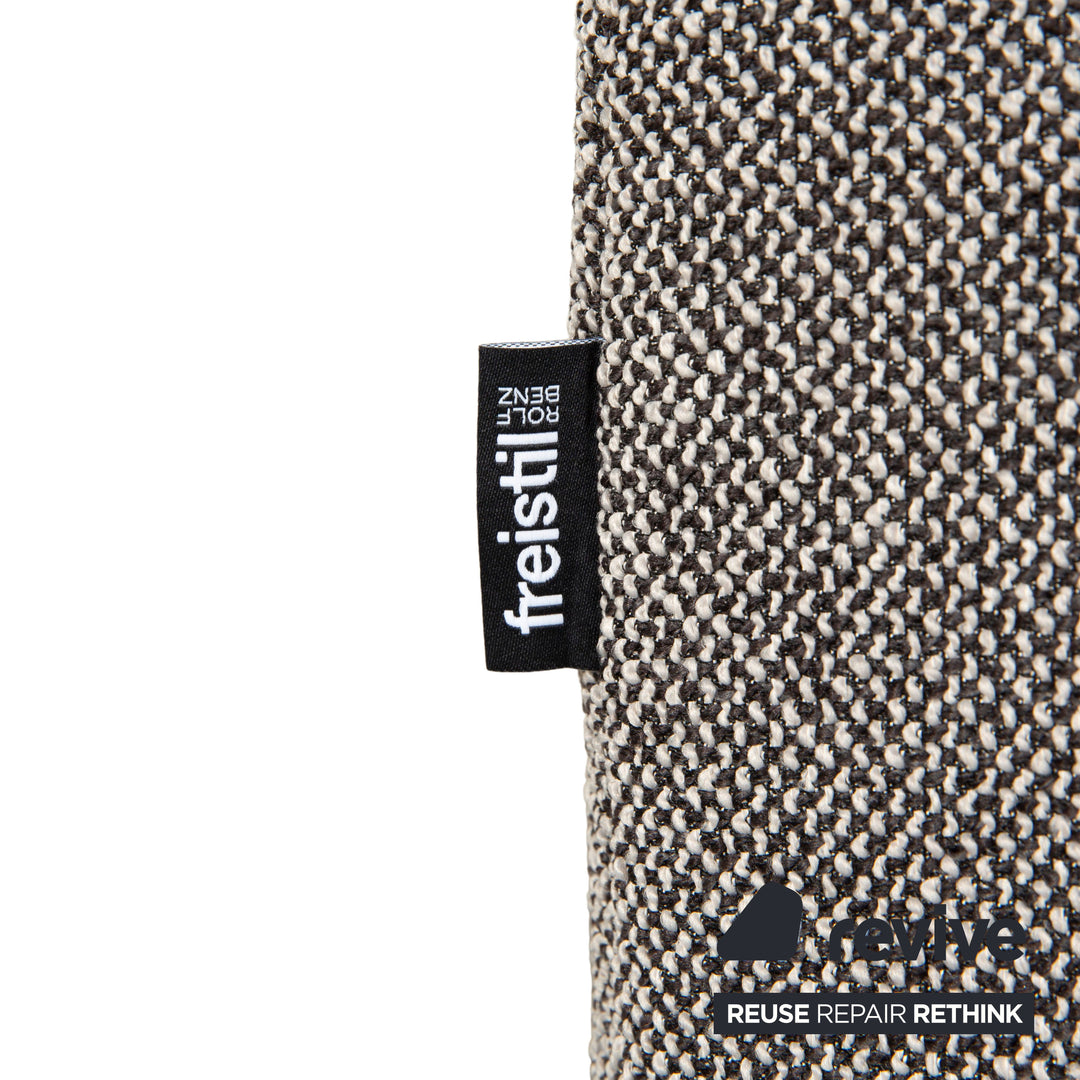 Canapé 3 places Freistil Rolf Benz 133 en tissu gris