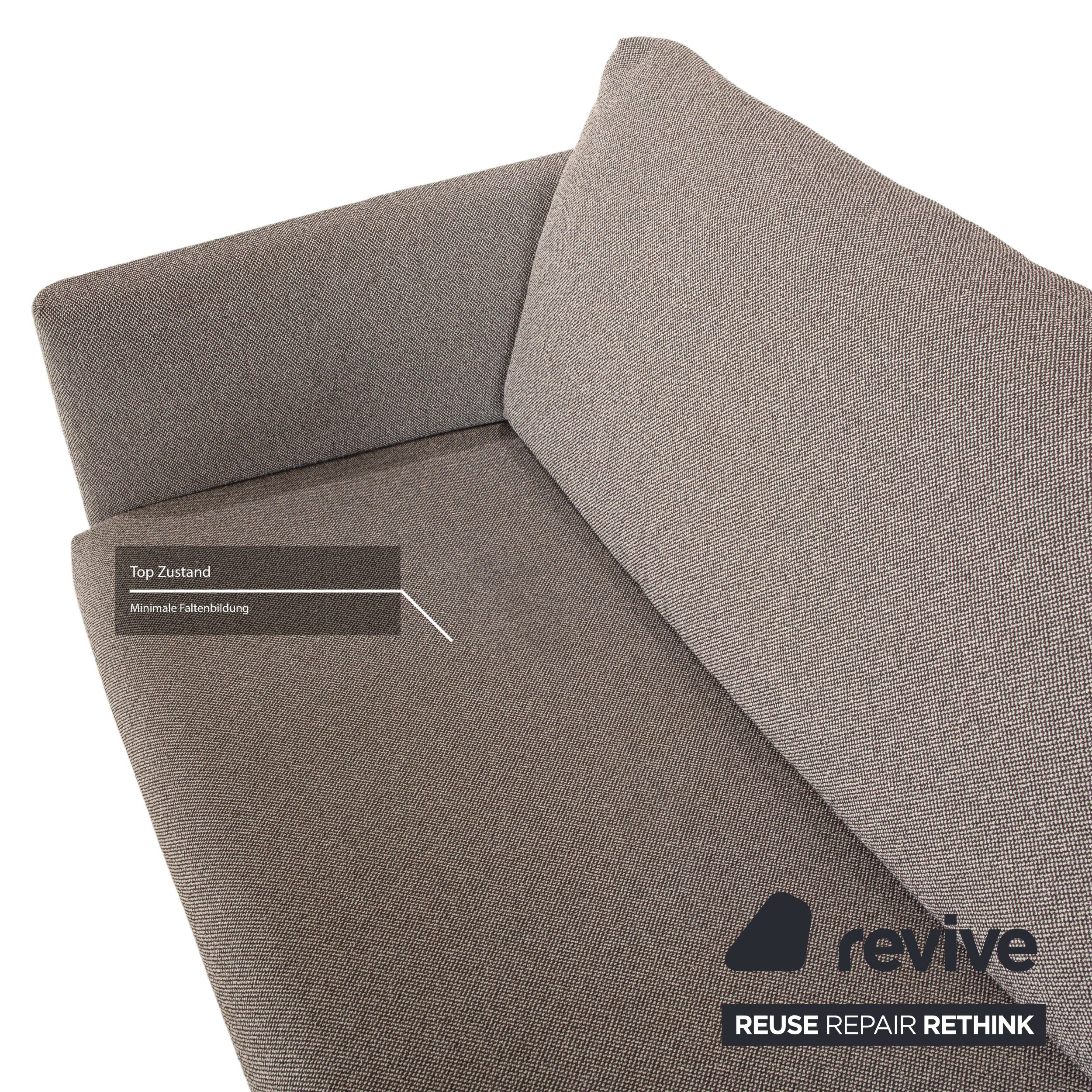 Canapé 3 places Freistil Rolf Benz 133 en tissu gris