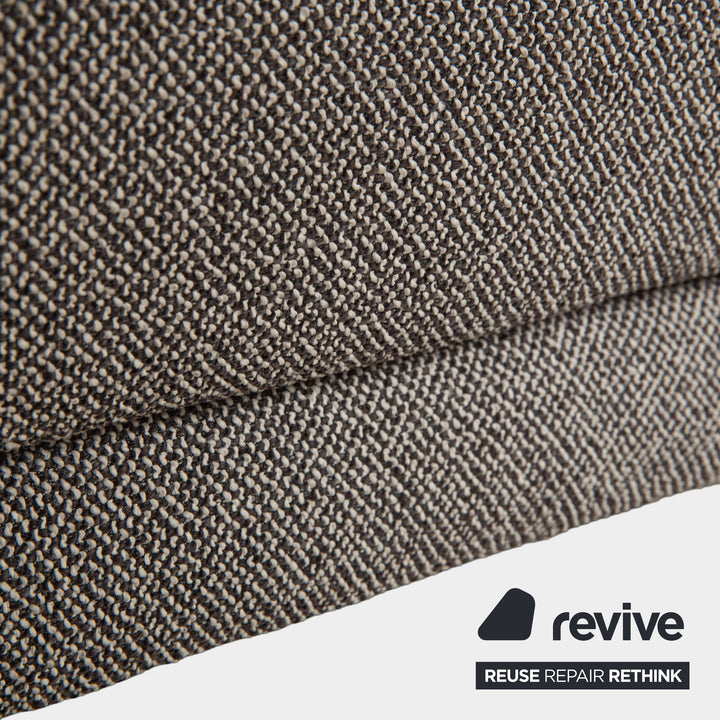 Canapé 3 places Freistil Rolf Benz 133 en tissu gris