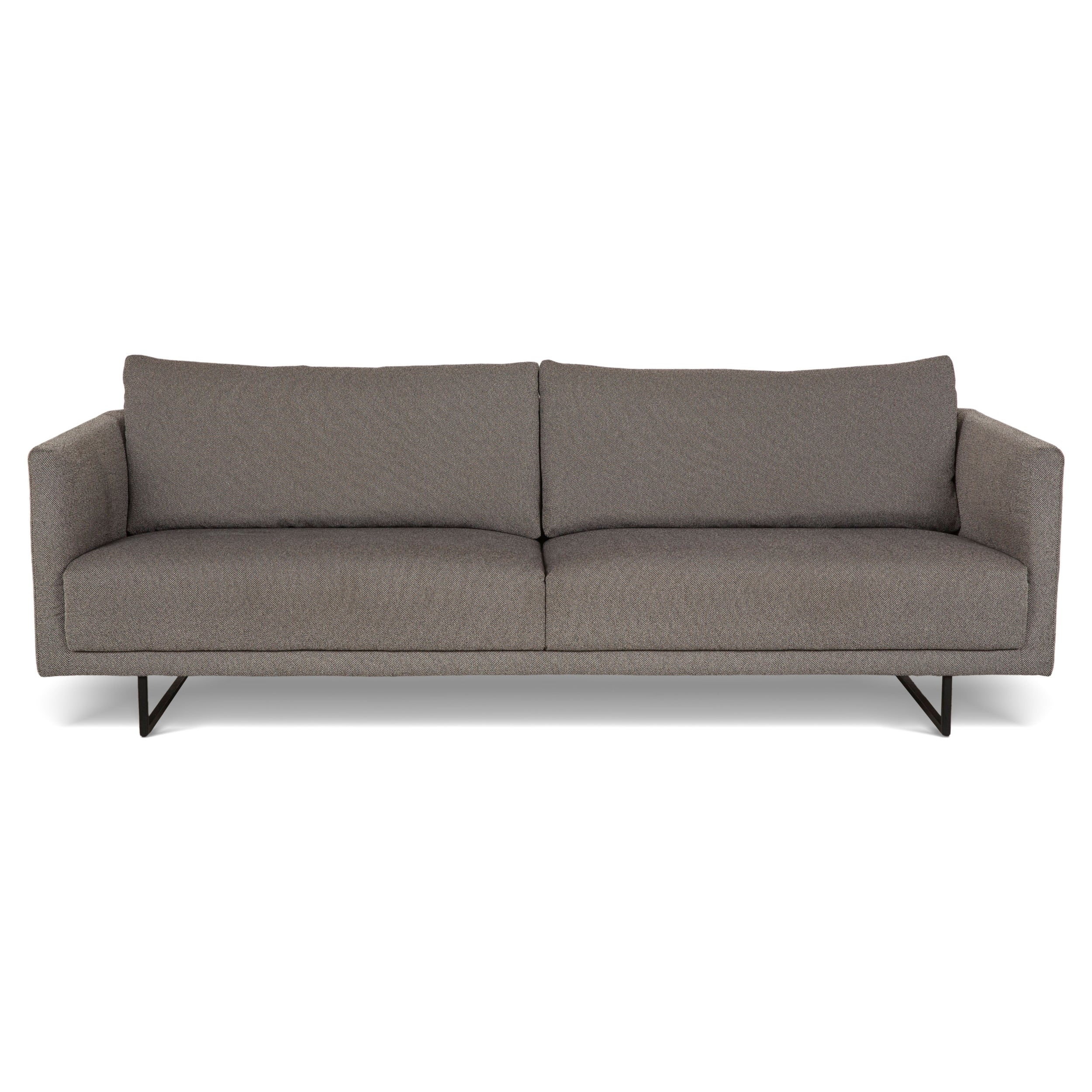 Freistil Rolf Benz 133 Stoff Dreisitzer Grau Sofa Couch