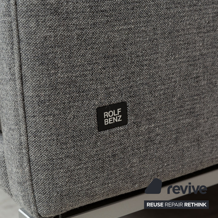 Canapé 3 places Freistil Rolf Benz 133 en tissu gris