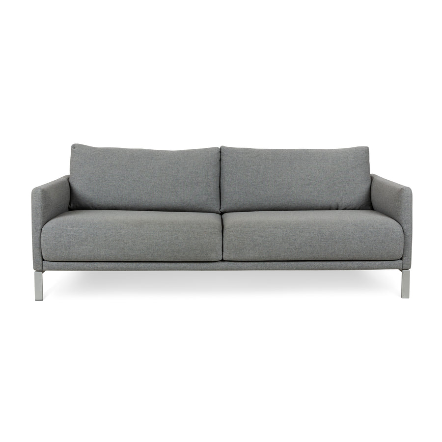 Freistil Rolf Benz 133 Fabric Three-Seater Gray Sofa Couch