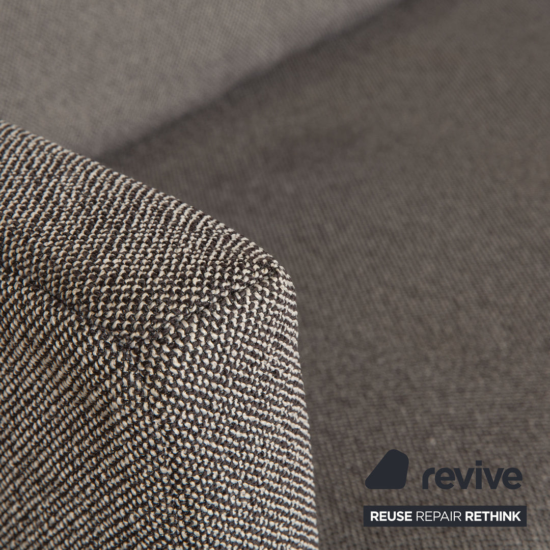 Canapé 3 places Freistil Rolf Benz 133 en tissu gris