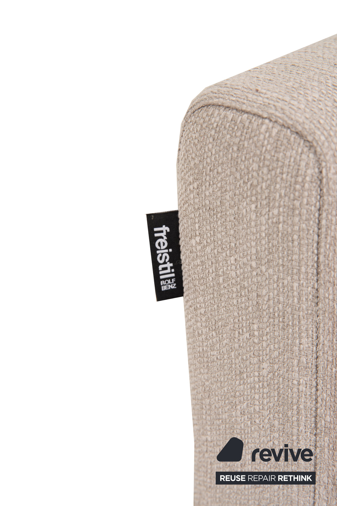 Canapé 3 places Freistil Rolf Benz 141 en tissu beige