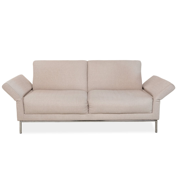 Freistil Rolf Benz 141 Stoff Dreisitzer	Beige Sofa Couch