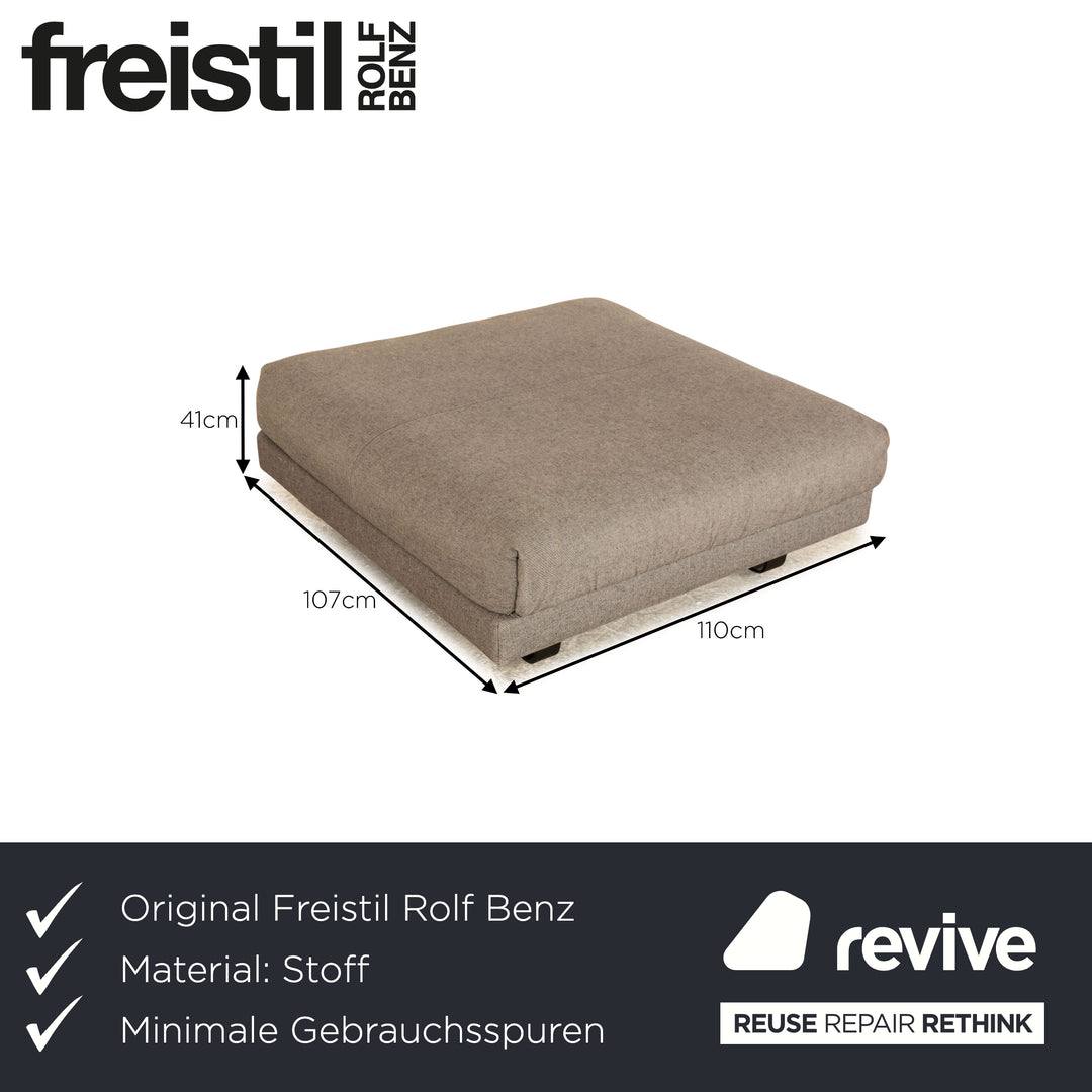 Freistil Rolf Benz 169 Stoff Hocker Grau