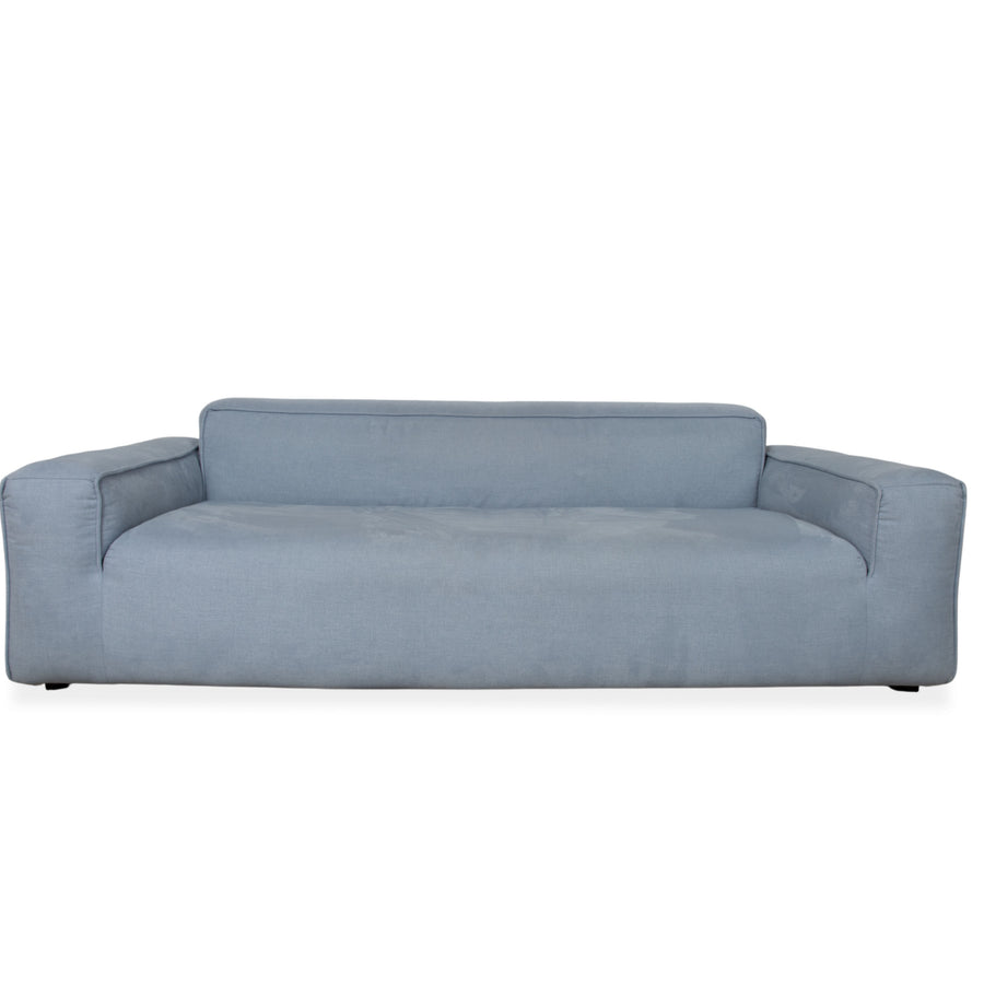 Freistil Rolf Benz 175 Fabric Two-Seater Grey Blue Sofa Couch
