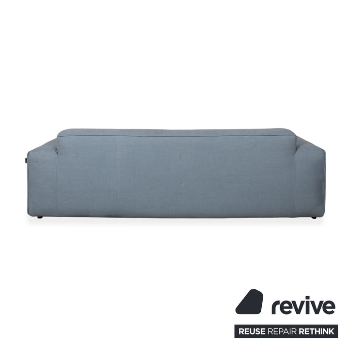 Freistil Rolf Benz 175 Stoff Zweisitzer Grau Blau Sofa Couch
