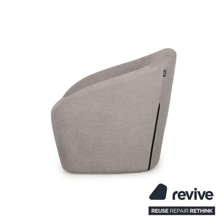 Freestyle Rolf Benz 178 fabric armchair grey