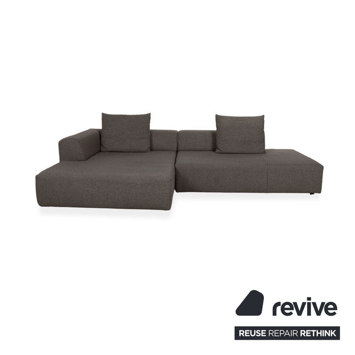 Freestyle Rolf Benz 184 fabric corner sofa grey sofa couch