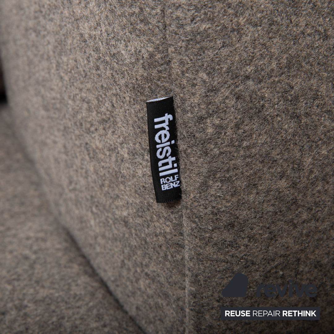 Freestyle Rolf Benz 184 fabric corner sofa grey sofa couch
