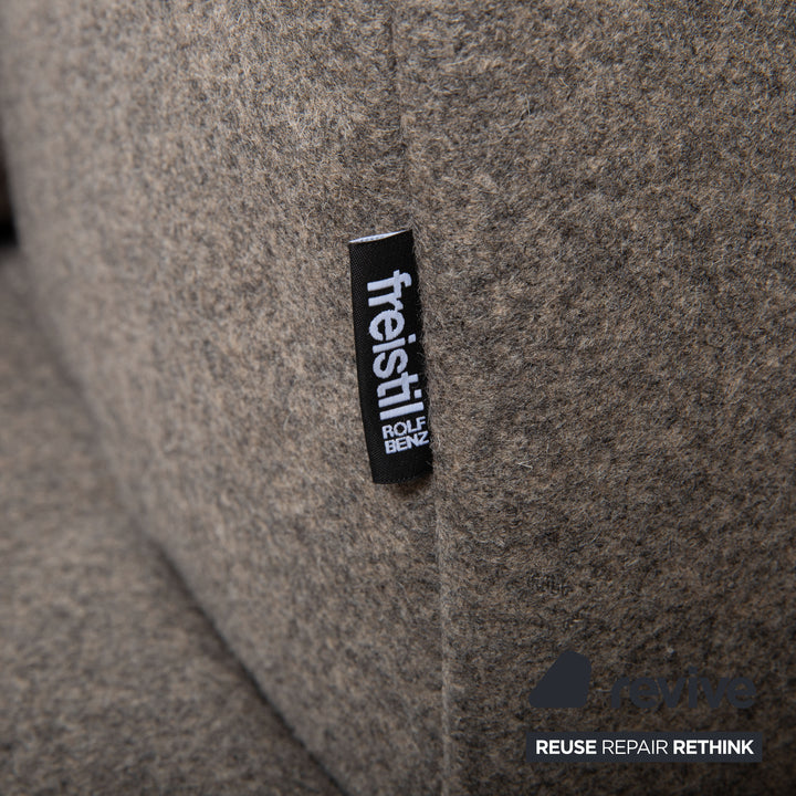 Freestyle Rolf Benz 184 fabric corner sofa grey sofa couch