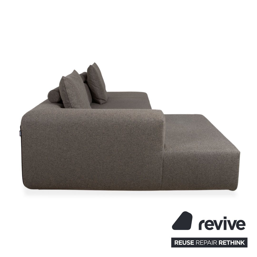 Freestyle Rolf Benz 184 fabric corner sofa grey sofa couch