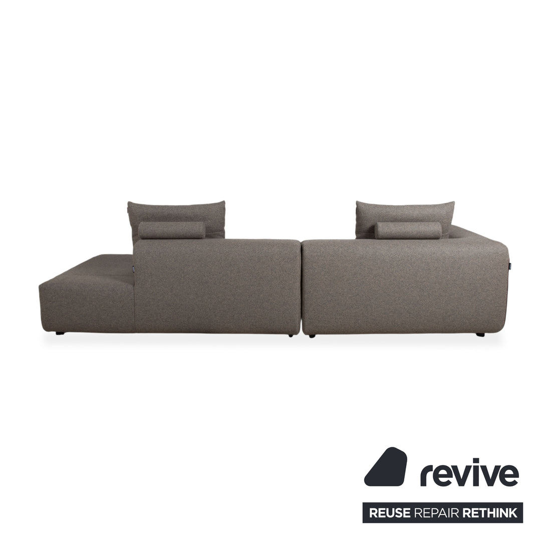 Freestyle Rolf Benz 184 fabric corner sofa grey sofa couch