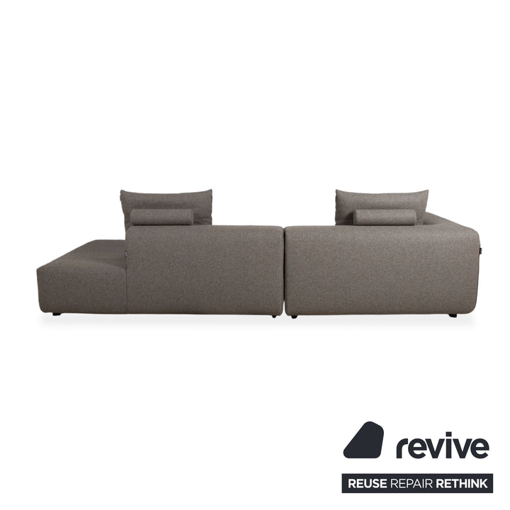 Freestyle Rolf Benz 184 fabric corner sofa grey sofa couch