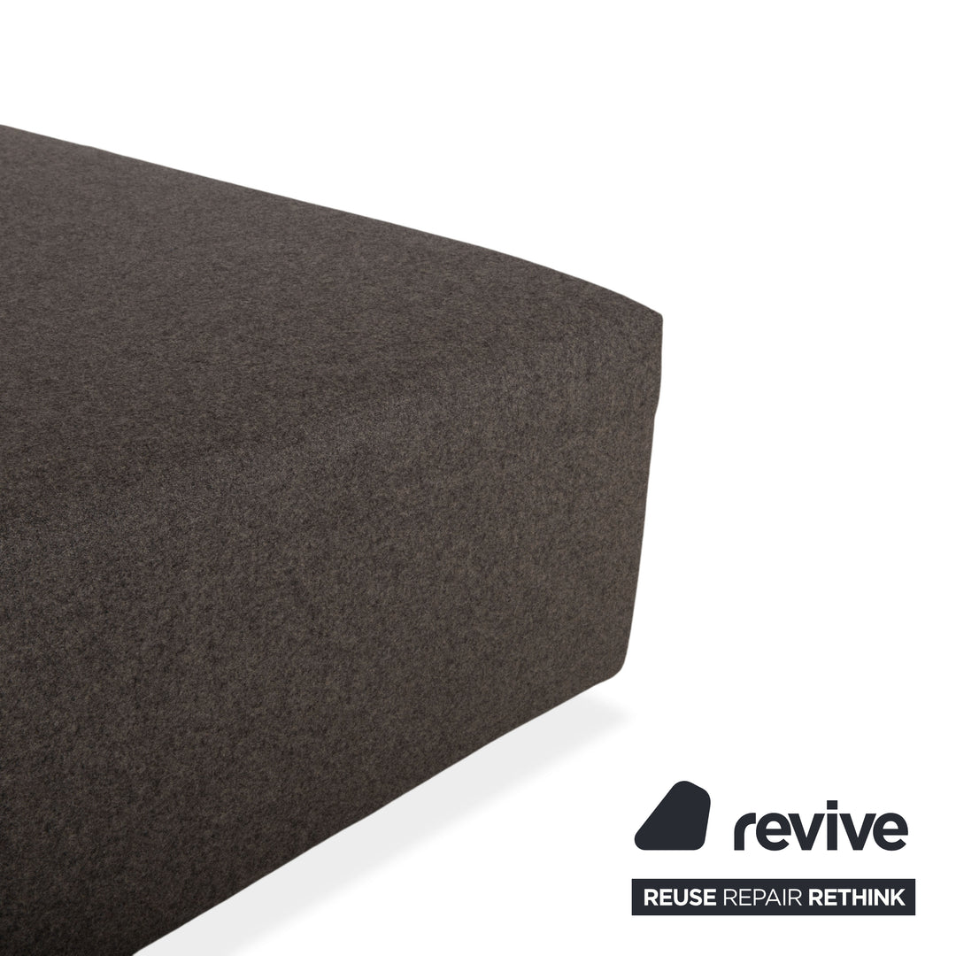 Freestyle Rolf Benz 184 fabric corner sofa grey sofa couch