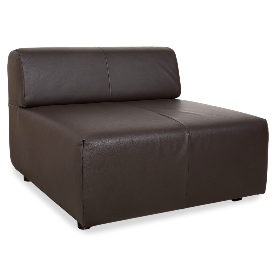 Freistil Rolf Benz 185 Leather Armchair Brown