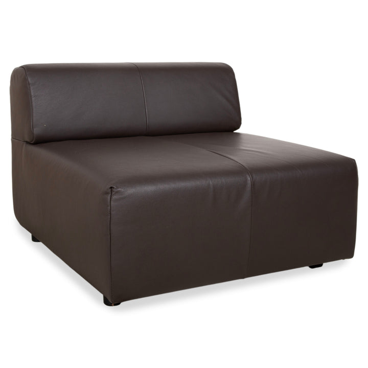 Freistil Rolf Benz 185 Leather Armchair Brown