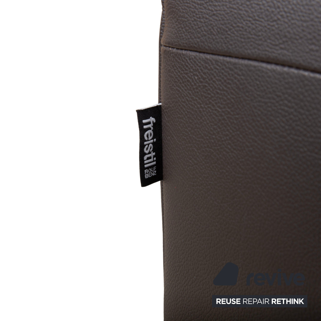 Freistil Rolf Benz 185 Leder Sessel Braun