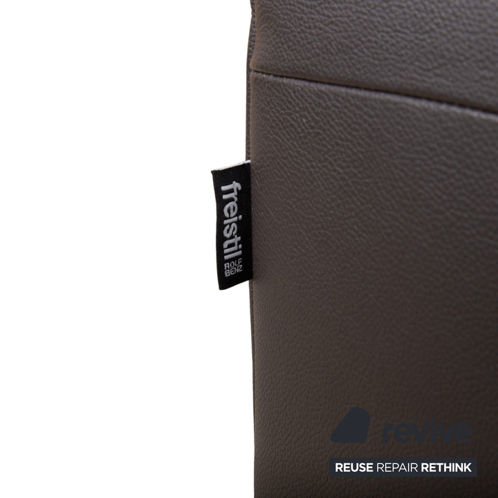 Freistil Rolf Benz 185 Leder Sessel Braun