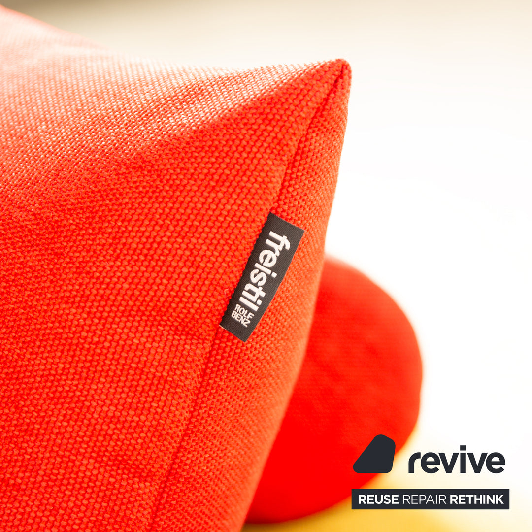 Freestyle Rolf Benz 185 Fabric Two Seater Green Sofa Couch