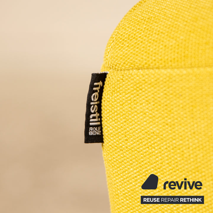 Freestyle Rolf Benz 185 Fabric Two Seater Green Sofa Couch