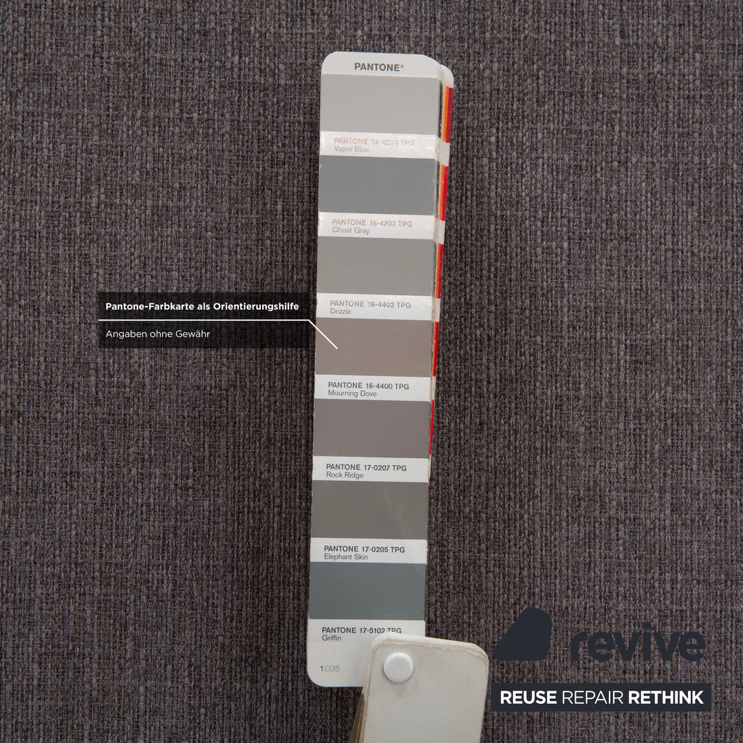 Freistil Rolf Benz 187 Stoff Hocker Grau