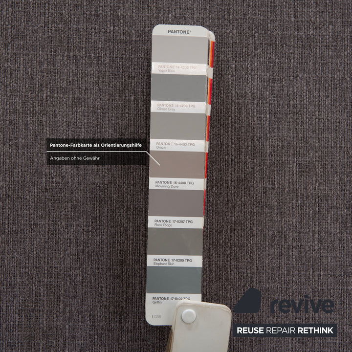 Freistil Rolf Benz 187 Stoff Hocker Grau