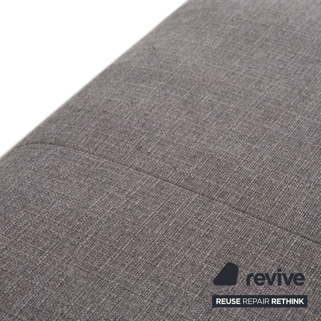 Freestyle Rolf Benz 187 Fabric Stool Grey