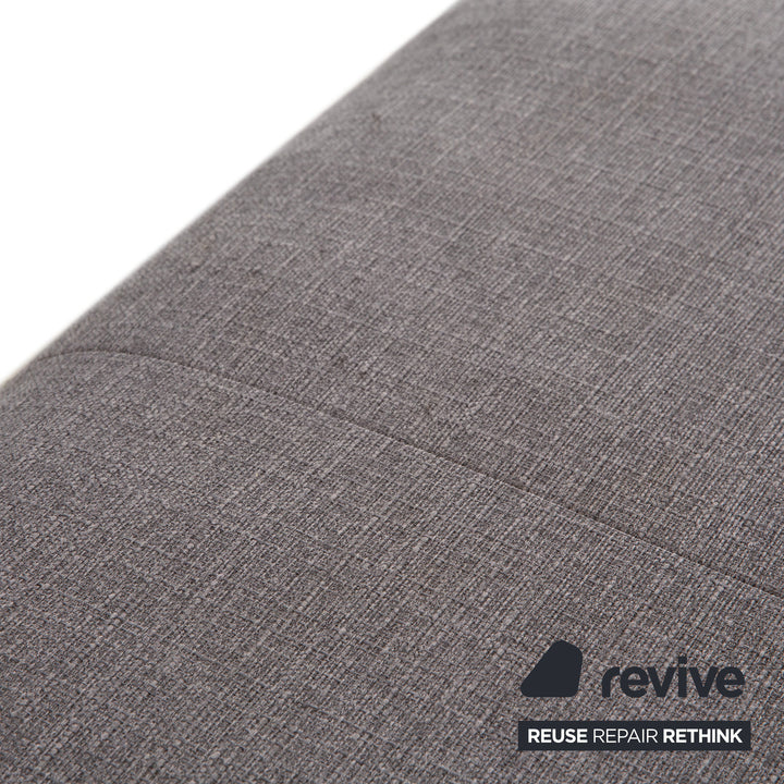 Freestyle Rolf Benz 187 Fabric Stool Grey