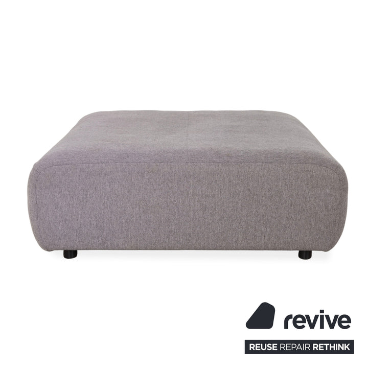 Freestyle Rolf Benz 187 Fabric Stool Grey