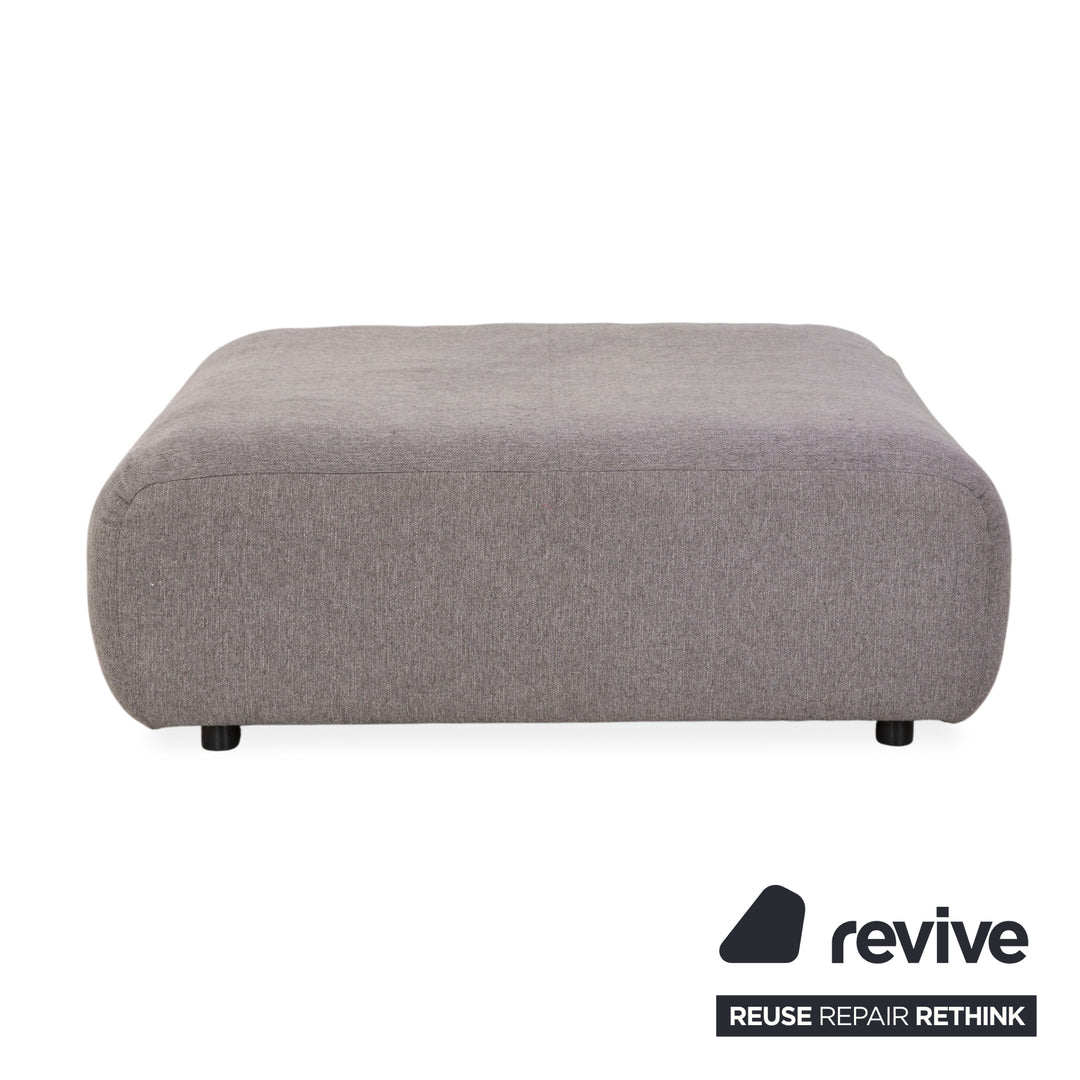 Freestyle Rolf Benz 187 Fabric Stool Grey