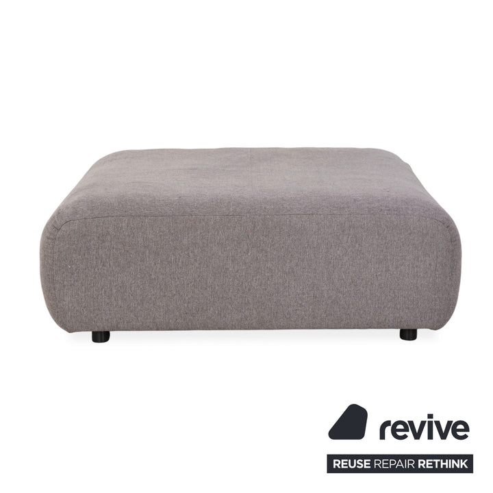 Freestyle Rolf Benz 187 Fabric Stool Grey