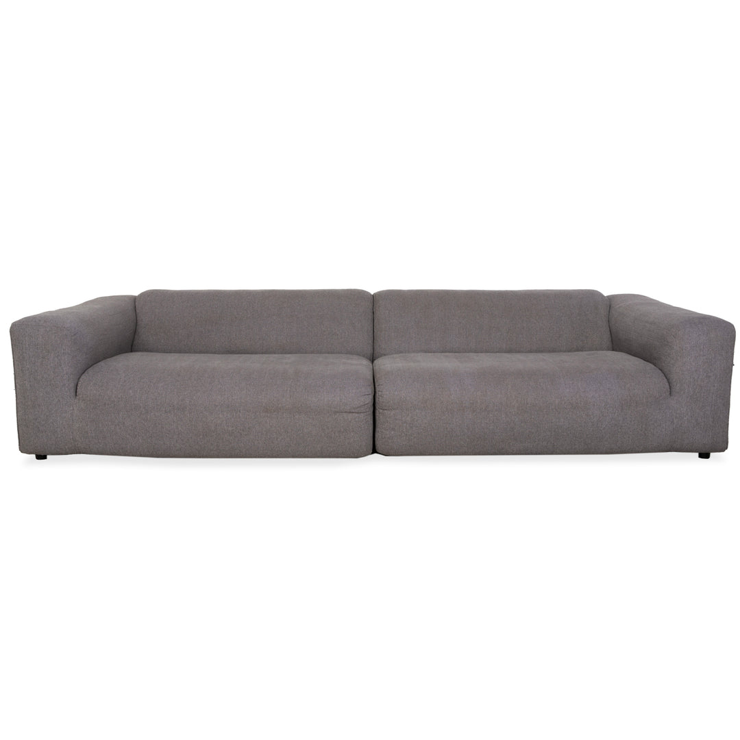 Freistil Rolf Benz 187 Stoff Viersitzer Grau Sofa Couch
