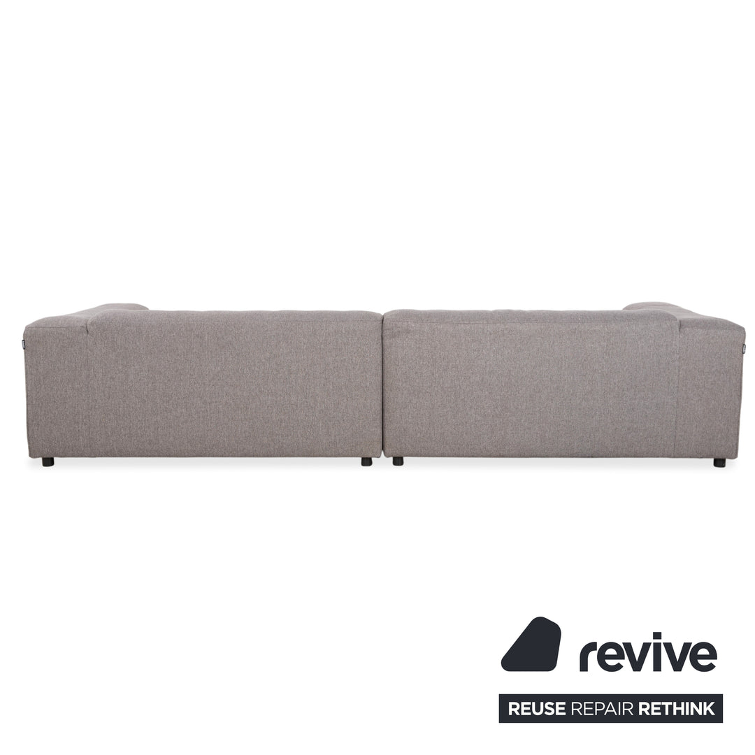 Freistil Rolf Benz 187 Stoff Viersitzer Grau Sofa Couch