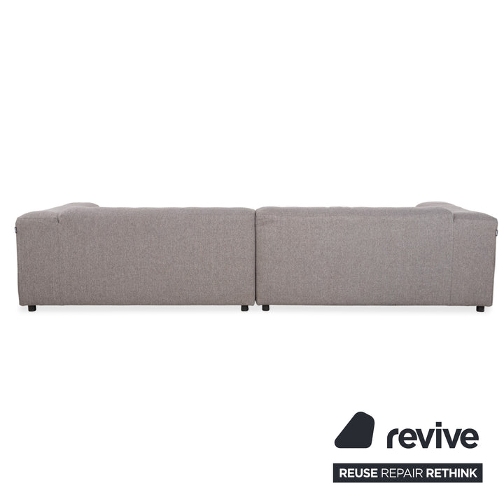 Freistil Rolf Benz 187 Stoff Viersitzer Grau Sofa Couch