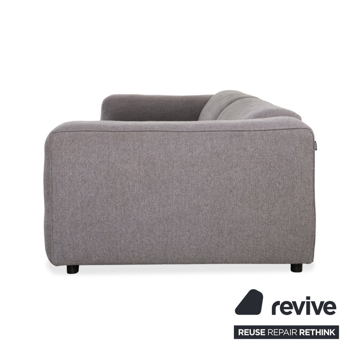 Freistil Rolf Benz 187 Stoff Viersitzer Grau Sofa Couch