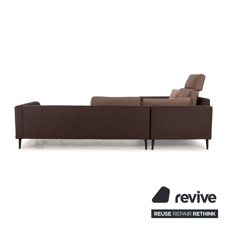 Freistil Rolf Benz Stoff Ecksofa Braun Sofa Couch