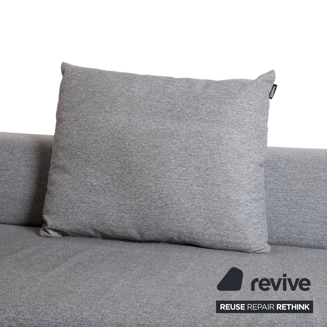 Freistil Rolf Benz Stoff Ecksofa Grau Sofa Couch