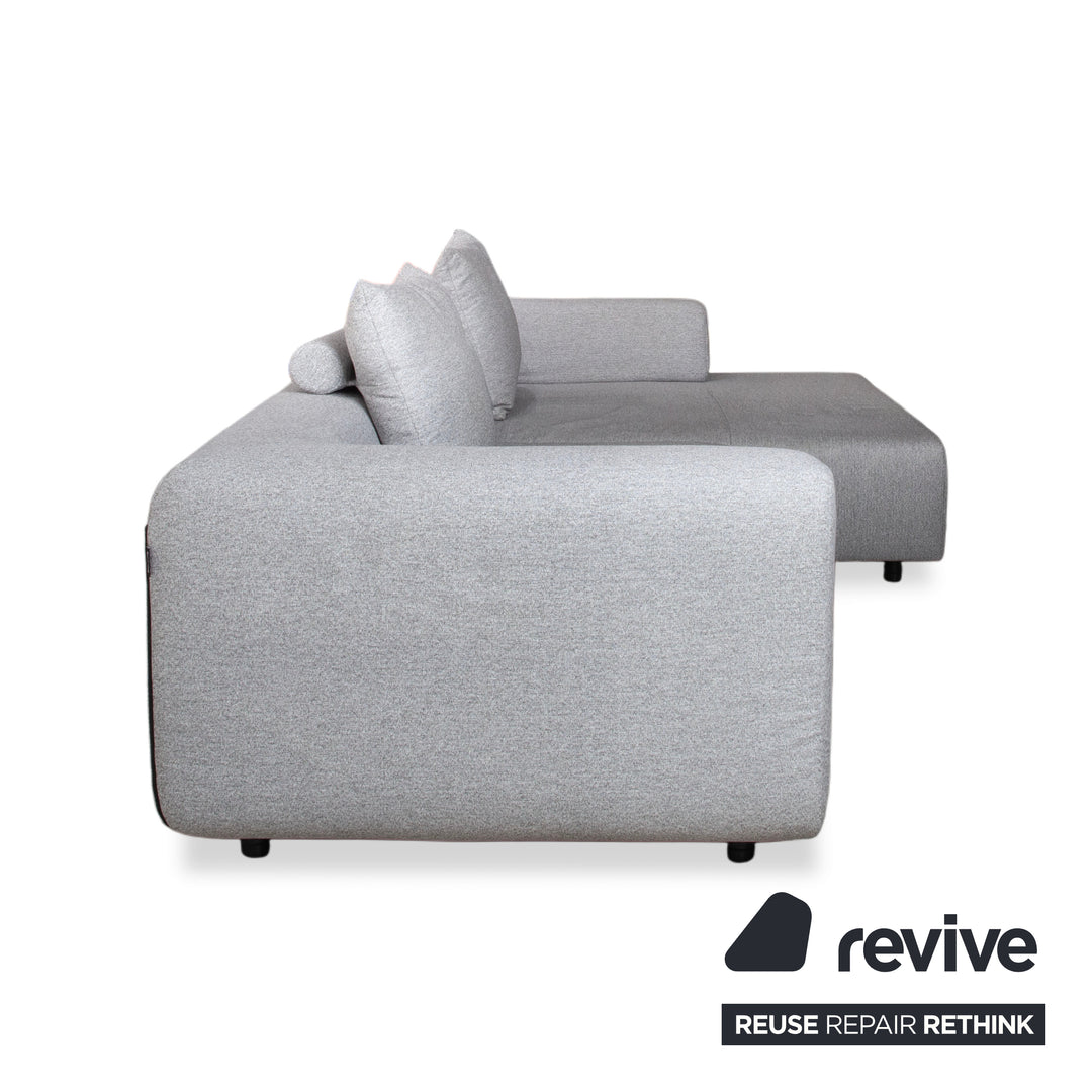 Freistil Rolf Benz Stoff Ecksofa Grau Sofa Couch