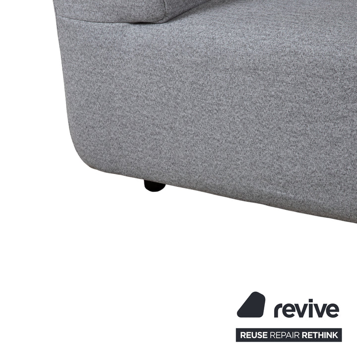 Freistil Rolf Benz Stoff Ecksofa Grau Sofa Couch