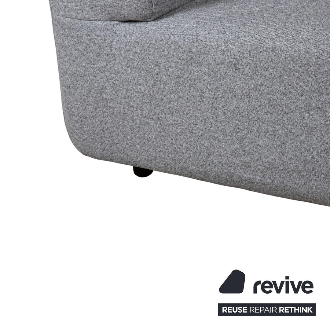 Freistil Rolf Benz Stoff Ecksofa Grau Sofa Couch