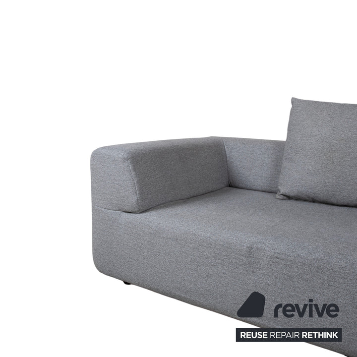 Freistil Rolf Benz Stoff Ecksofa Grau Sofa Couch