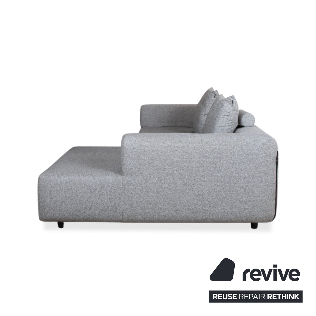 Freistil Rolf Benz Stoff Ecksofa Grau Sofa Couch