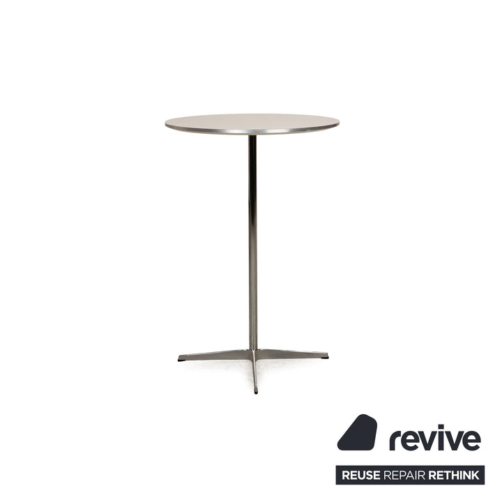 Fritz Hansen Wooden Dining Table White Bar Table 75 x 75 x 108 cm