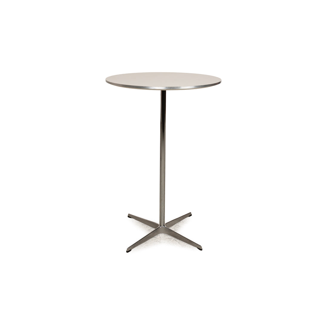 Fritz Hansen Wooden Dining Table White Bar Table 75 x 75 x 108 cm